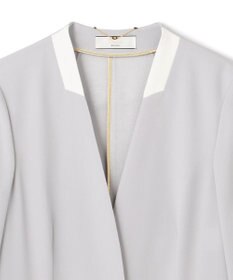 BEIGE， 【L-size】CINDY / ノーカラーロングジャケット