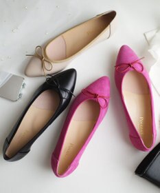 Pointer 日本製 本革大人女子のバレエシューズ