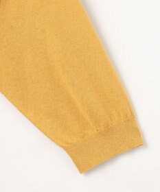 J.PRESS LADIES L 【洗える】COTTON LINEN Vネック ニット