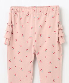 ANY KIDS 【WEB限定】フリル付き総柄レギンス