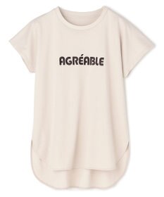 UNFILO BEAUTY FORM-T cotton ロゴ フレンチスリーブ Tシャツ