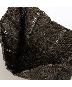 UNBILLION カシュカシュ cachecache / ラメ糸ラウンドセミショルダー