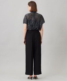 ICB L 【新色追加・UVケア・接触冷感・速乾・防シワ・洗える】 FluidBackSatin  ワイドパンツ