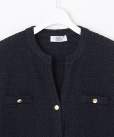 J.PRESS LADIES L 【洗える】DAILY TWEED ニット アウター