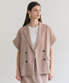 BEIGE， SPINEL / ハーフスリーブ ダブルジャケット