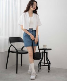 WEGO オープンカラーショートシャツ