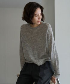 UNFILO ファインアルパカ クルーネック