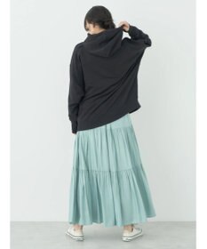 earth music&ecology スウェットルーズパーカー