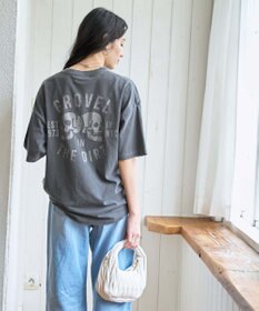 WEGO 【新色追加/ユニセックス着用アイテム/手洗い可/SMLサイズ展開】ピグメントグラフィックT（S）