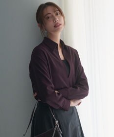 J.PRESS LADIES ジョーゼットダンボール スキッパー カットソー