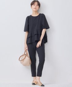 組曲 【接触冷感・吸湿冷感・UVカット】スタイルアップジャージー パンツ