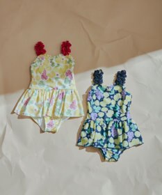 ANY KIDS フルーツプリント ワンピース水着