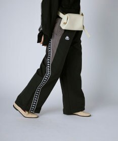 OP／FILA 【Kappa】 ワイドシルエット バンダナイロントラックパンツ