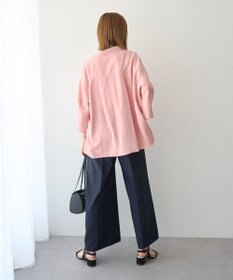 YECCA VECCA バルーン袖スキッパーシャツ