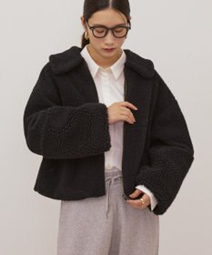 AMERICAN HOLIC 衿付きボアブルゾン