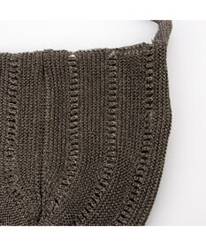 UNBILLION カシュカシュ cachecache / ラメ糸ラウンドセミショルダー