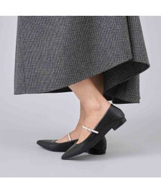 MODE ET JACOMO <carino>【レイン対応】配色ベルトメリージェーン