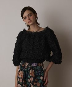 GRACE CONTINENTAL シャーリングトップ