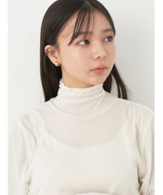 earth music&ecology シアータートルネックプルオーバー