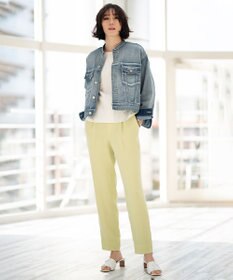 自由区 【洗える・ジャージー素材】フロントレースジャージー プルオーバー