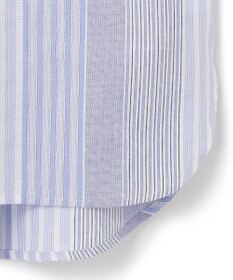 J.PRESS YORK STREET 【WOMEN】キャップスリーブ マルチストライプブラウス