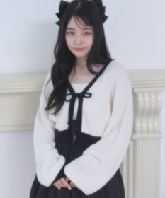 WEGO リボンカーディガン