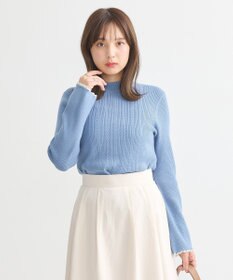 earth music&ecology ナローケーブルプルオーバー