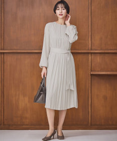 23区 L 【洗える】クリスタルアムンゼン プリーツワンピース
