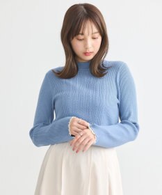 earth music&ecology ナローケーブルプルオーバー