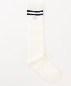 ANY KIDS ハートワンポイント　ハイソックス