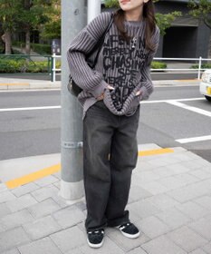 WEGO クラッシュリブBIGニットプルオーバー