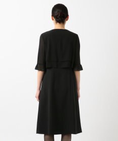 組曲 NOIR 【洗える】ウォッシャブルストレッチバーズアイ　ジャケット＋ワンピース