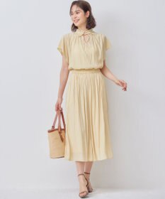 組曲 L 【新色追加】ギャザーライトデシン パンツ