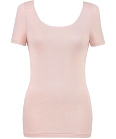 Wing あったかインナー オーガニックコットン混 やわらかくやさしい肌ざわり 【綿の贅沢オーガニック】 綿混 保温性 3分袖 半袖 秋 冬 EL4331 ウイング／ワコール