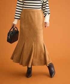 Green Parks なめらかタッチスウェード調マーメイドスカート