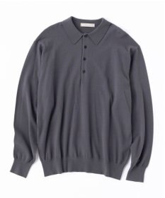 UNFILO MENS ライトウォーム ニットポロ