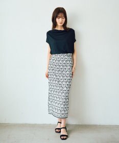 YECCA VECCA 【接触冷感】ドレープカットトップス