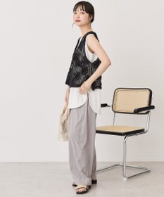 AMERICAN HOLIC ウエストドロストソフトバルーンパンツ