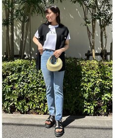 UNFILO 【VERYコラボ】パールボタンニットジレ