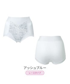 BRADELIS New York 【BRADELIS NewYork peace】　細みえ快適綿混ショーツ25 補正下着 深め ハイウエスト お腹スッキリ