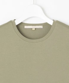 自由区 【洗える】リラックスジャージー クルーネックワンピース