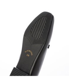 MODE ET JACOMO <noyau>スクエアトゥビット付きヒールローファー