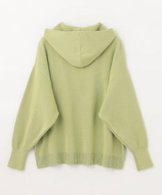 ANY 【洗濯機可】ハーフジップアップ ニットフーディ