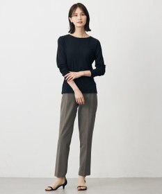 J.PRESS LADIES T/Rアルガンシルク テーパード パンツ