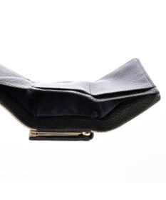 UNBILLION ペルケ perche / ハラコタイプチェック柄3つ折り財布