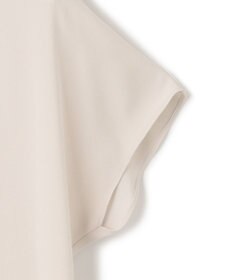 23区 【洗える】バックサテンアムンゼン パールボタン ブラウス