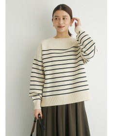 Green Parks ・ｎｏｖｅｍ９　ボーダーエアーニットプルオーバー