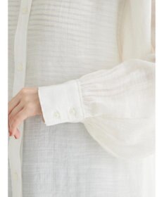 Green Parks ジャガードシアーシャツ