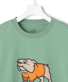 J.PRESS YORK STREET 【UNISEX】ブルドックプリント クルーネック Tシャツ