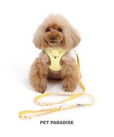 PET PARADISE くまのプーさん リード付きハーネス ふわふわパイル S